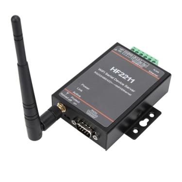 Imagem de Generic HF-2211 Servidor de Rede Serial RS232/485/422 Eficiente para Wi-Fi e Ethernet Conversor DTU para Aplicações Industriais 95 X 65 X 25 Mm