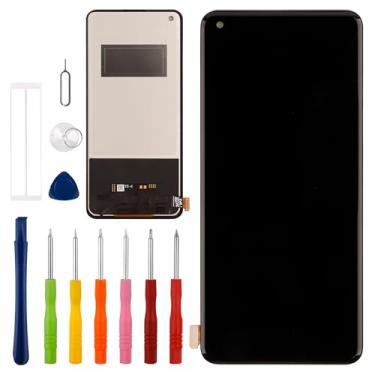 Imagem de Vvsialeek Novo conjunto de digitalizador de tela LCD sensível ao toque compatível com Oneplus 1+10 Pro 1+9 pro/1+11/Oppo FIND X5 PRO/Oppo FIND X3 PRO [6,7 polegadas] com ferramentas de reparo -