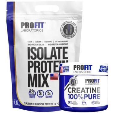 Imagem de Whey Protein Isolado 1,8kg + Creatina Monohidratada 100% Pura 150g - P