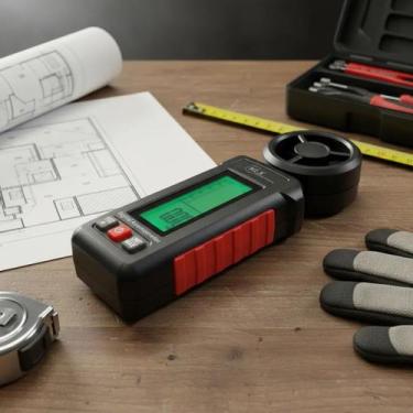 Imagem de Anemômetro Digital Vento Lcd Iluminado Profissional Klx - KLX QUALIDAD