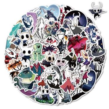 Imagem de Adesivos Hollows Knights Anime 50 peças de PVC impermeável - yiweisai