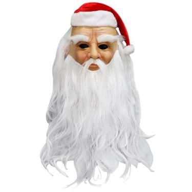 Imagem de Máscara de cosplay Papai Noel Christmas Funny Latex, tamanho único - y