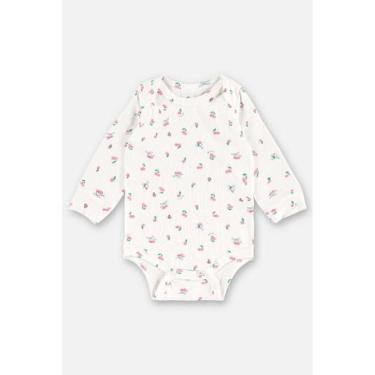 Imagem de Body em Suedine para Bebê Menina Up Baby, Bege, RN