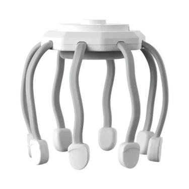 Imagem de Massageador Elétrico De Cabeça Octopus Com 20 Eletrodos, 5 Modos, Tera