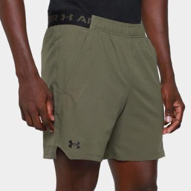 Imagem de Bermuda Under Armour Vanish Woven 6 Masculina, Verde militar, M