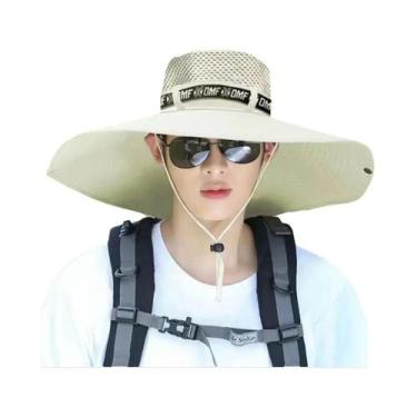 Imagem de Chapéu de Pesca com Aba Grande (15cm) - Proteção Solar e Secagem Rápid