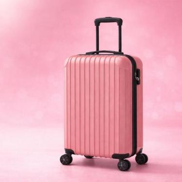 Imagem de Mala Rígida Abs Bordo Pequena Com Rodas 360 Rose - Yeet
