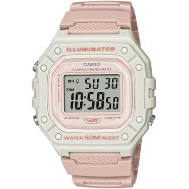 Imagem de Relógio CASIO Illuminator feminino digital W-218HC-4A2VDF