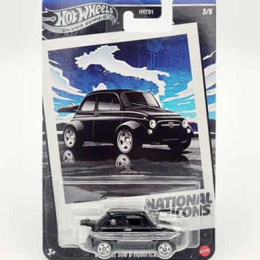 Imagem de Hot wheels - silver series - 2025 - national icons - 1960 fiat 500d mo