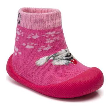Imagem de Meia Infantil com Sola Comfort Klin Menino/Menina - 82917, Pink, 20