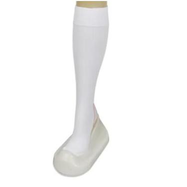 Imagem de Meia de Compressão 3/4 Antitrombo 18mmHg Branca Varimed, G
