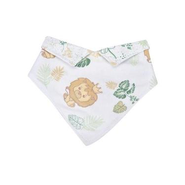 Imagem de Babador Bandana Dengo Chevron Verde - REF3675 - Tecido 100% Algodão - 
