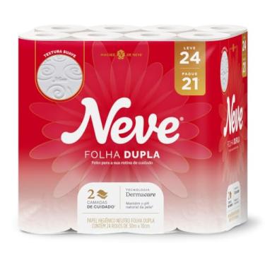 Imagem de Papel Higiênico Neve Toque De Seda, 24 Rolos, Leve 24 Pague 21