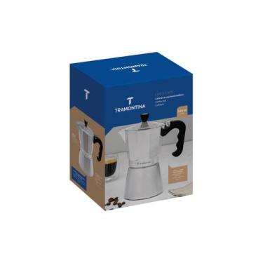Imagem de Cafeteira Italiana Tramontina 320 Ml Alumínio Cabo Nylon