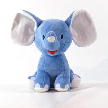 Imagem de Pelúcia Elefante Feliz, Love, Azul