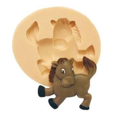 Imagem de Molde De Silicone Cavalo, Fazendinha, Burro, Resina, Confeitaria, Biscuit Molds Planet
