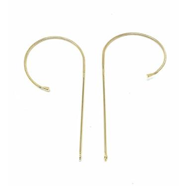 Imagem de HilcoVision Óculos de sol aviadores de têmpora/substituições ouro metal 155 mm