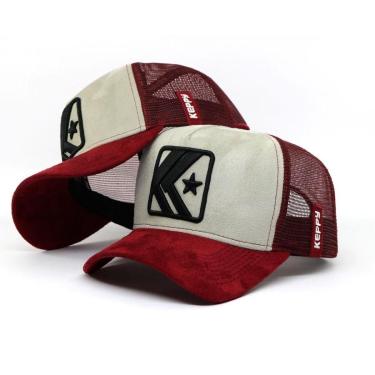 Imagem de Boné Aba Curva Masculino Keppy Telinha Trucker Americano Original K30-Unissex