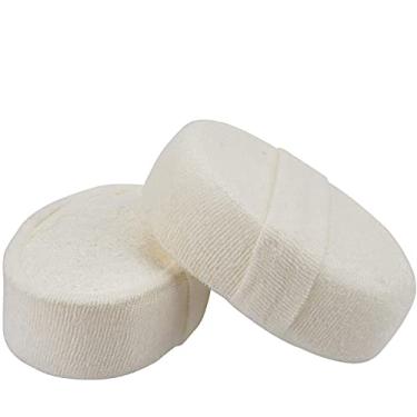 Imagem de LXLUOO Natural Loofahs Sponge, Loofah Bath Sponge, Loofah Bath Sponge Pad, 2 unidades Esfoliante Soft Esfoliante Banho Chuveiro Loofah Scrubber Brush Masculino e Feminino para Banho Termal, Chuveiro