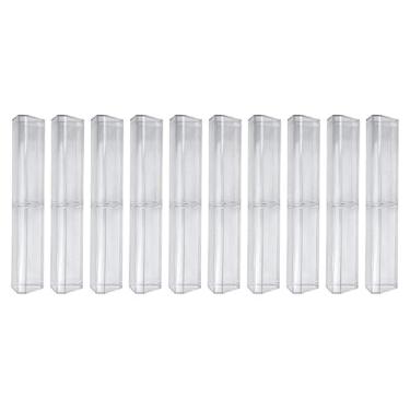 Imagem de 10 Peças Pinças Profissionais Cilindro De Armazenamento Triângulo Quadrado Hex Cílios Extensão Pinças Caixa Organizador Pinças De Sobrancelha Ferramentas De Arte Para Unhas Suprimentos De Diy