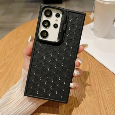 Imagem de Capa para A25 3D Cube Weave Pattern Silicone macio, preto, para A25