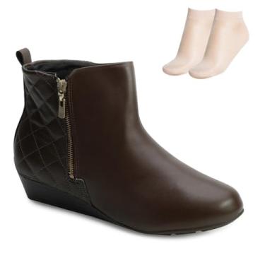 Imagem de Bota Cano Curto Modare e Meia Md24-70761