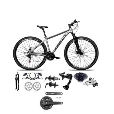 Imagem de Bicicleta 29 Absolute Nero 5 Shimano Alívio-Altus 27v K7 Freios Hidráulicos Trava Pediv...