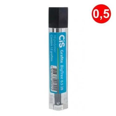 Imagem de Grafite 0.5mm HB/2B/B CiS Big Tree - Tubo c/12 Minas, 0.5mm 2B