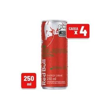 Imagem de Energético Red Bull Melancia Lata 250ml Caixa c/4 un - REDBULL