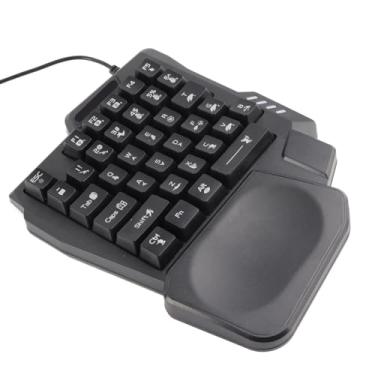 Imagem de Uma Mão de 35 Teclas Teclado de Jogo Ergonômico