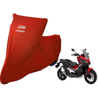 Imagem de Capa Protetora Para Cobrir Moto Honda ADV Com Logo - Mz, Vermelha