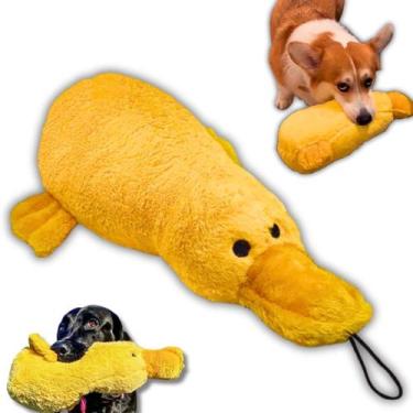 Imagem de Brinquedo Mordedor Big Duck Pato Pelúcia Pet Com Som Cães - Jambo Pet