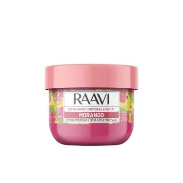 Imagem de Raavi Creme Esfoliante Corporal e Facial Morango 200g