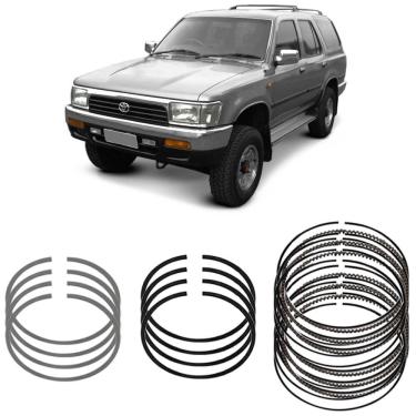Imagem de Jogo Anel Segmento 0.50 Toyota Hilux Sw4 2.8 8v 95 a 96 Metal Leve