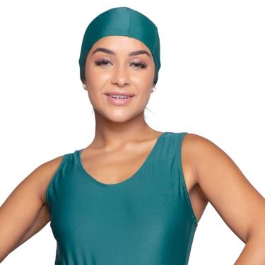 Imagem de Touca Natação Hidroginástica Serra e Mar Confortável Adulto Liso Tamanho:G;Cor:;Gênero:Feminino-Feminino
