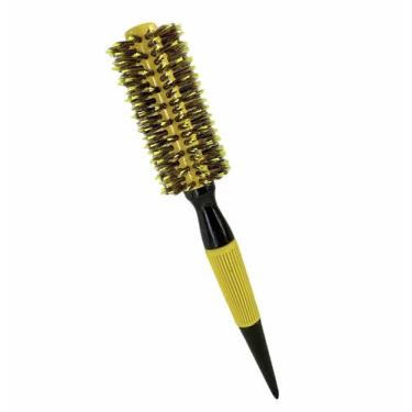 Imagem de Escova De Cabelo Profissional Cabeleireiro Cerdas Javali - UMi
