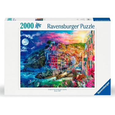 Imagem de Puzzle 2000 peças Cinque Terre em Cores - Importado - Ravensburger