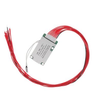 Imagem de Bisida Placa De Proteção Pcb Íons Lítio 10S Bms 36V 20A Com Fio Equilíbrio E Ntc, Dez Proteções Funcionais, Portas Divididas, Para Bateria (10S 20A)
