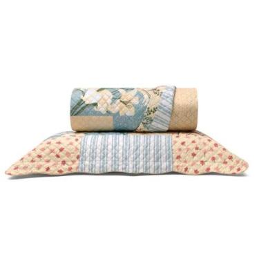 Imagem de Cobre Leito Buettner Solteiro Microfibra Renove Estampado Joana 2 Peça