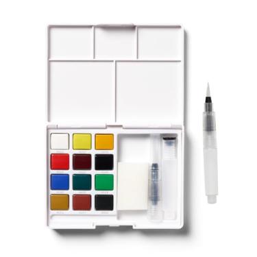 Imagem de Aquarela em Pastilha KOI Sakura 12 Cores