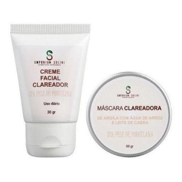 Imagem de Kit Creme Clareador + Mascara De Argila - Solini