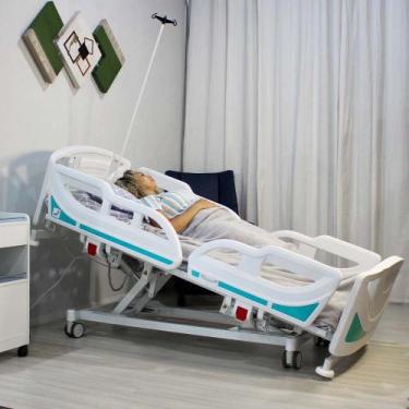 Imagem de Cama Hospitalar Motorizada 8 Movimentos 1040.T Com Colchão D33 Elevaçã