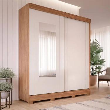 Imagem de Guarda-Roupa Casal 2 Portas Correr 3 Gavetas Ilhéus Panan Roupeiro