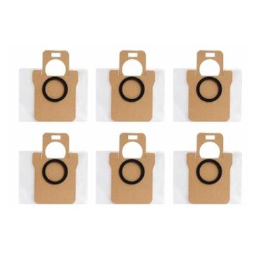 Imagem de Compatible With Dreame L20 Ultra Robot Vacuum Spare Parts Compatible With Dreame L30 Ultra Rubber Main Side Brushes Mop Cloths HEPA Filters Dust Bag Accessories(Army green)