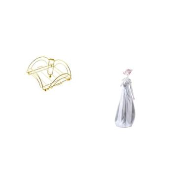 Imagem de Fenteer Elegante Porta-guardanapos de Cerâmica com Braço Pesado, Estatueta de Porcelana Moderna para Armazenamento de Mesa E Exibição Decorativa em Café, Hote