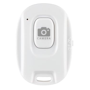 Imagem de Obturador remoto de câmera Bluetooth para tela de monitor de selfie, clique sem fio para iPhone e Android gravação de fotos e vídeos, controle remoto portátil de selfie para viagens de família e