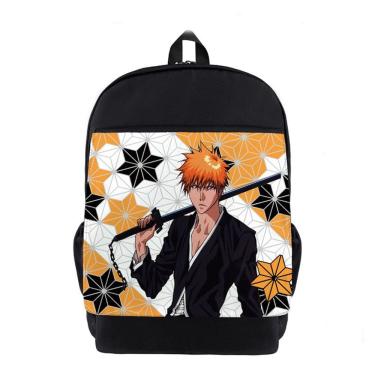 Imagem de Mochila escolar Bleachs Kurosakis Ichigos Anime C 470g