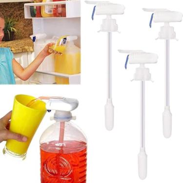 Imagem de 2 Pacotes de Dispenser Automático Bebidas Leite sem Contato para Galão Geladeira -Sem Derramamento Ajusta-se a Mostras Garrafas e Jugs Fácil Usar Idos