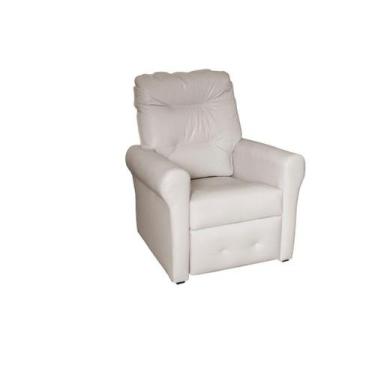 Imagem de Poltrona do Papai Reclinável Clio Sintetico Bege Matrix