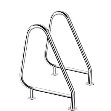 Imagem de Grade de segurança para piscina, capacidade de carga de 113 kg, corrimão de piscina, corrimão fácil de instalar, grade de piscina, para piscinas internas e externas